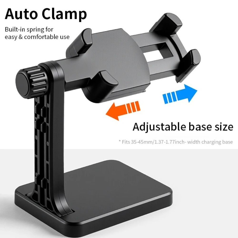 Watch Charging Dock - 安定したプラスチック製ウォッチ充電スタンド ケーブル収納 デスクトップ設置 デスクトップホルダー 滑り止めパッド スマートウォッチドック