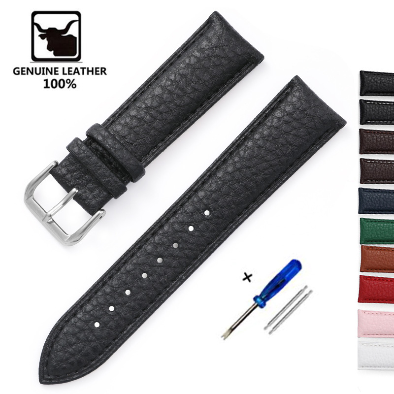 Nylon Nato Strap - ライチ柄ソフトレザー時計バンドブレスレット 14 ミリメートル 16 ミリメートル 18