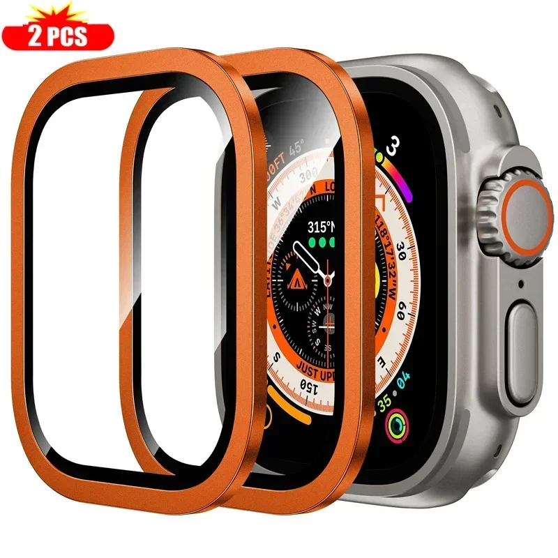 2 個チタン金属フレーム Apple Watch Ultra - Smart Watch Accessories のレビューと価格