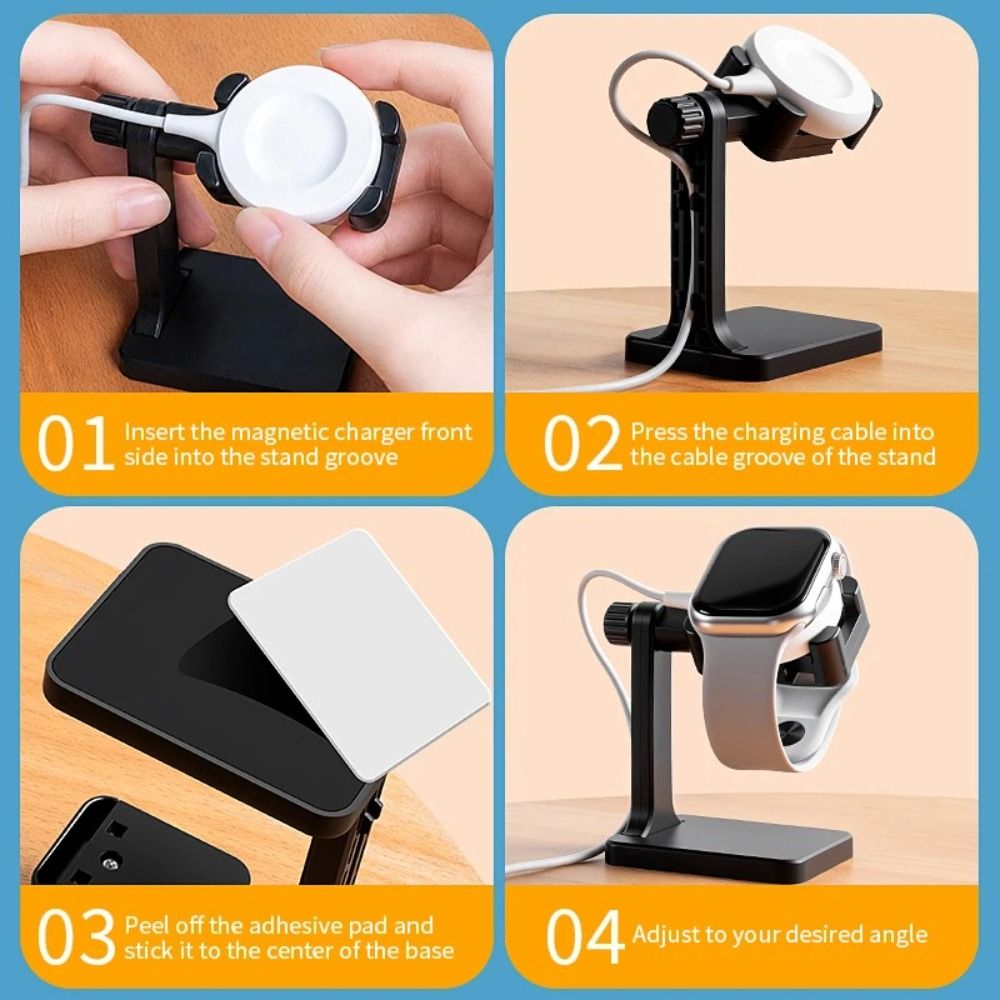 安定したプラスチック製ウォッチ充電スタンド ケーブル収納 デ - Watch Charging Dock のレビューと価格